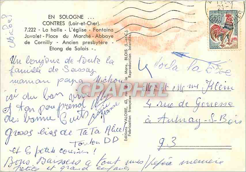 Contres — vue panoramique — Éditions Valoire — Reverso