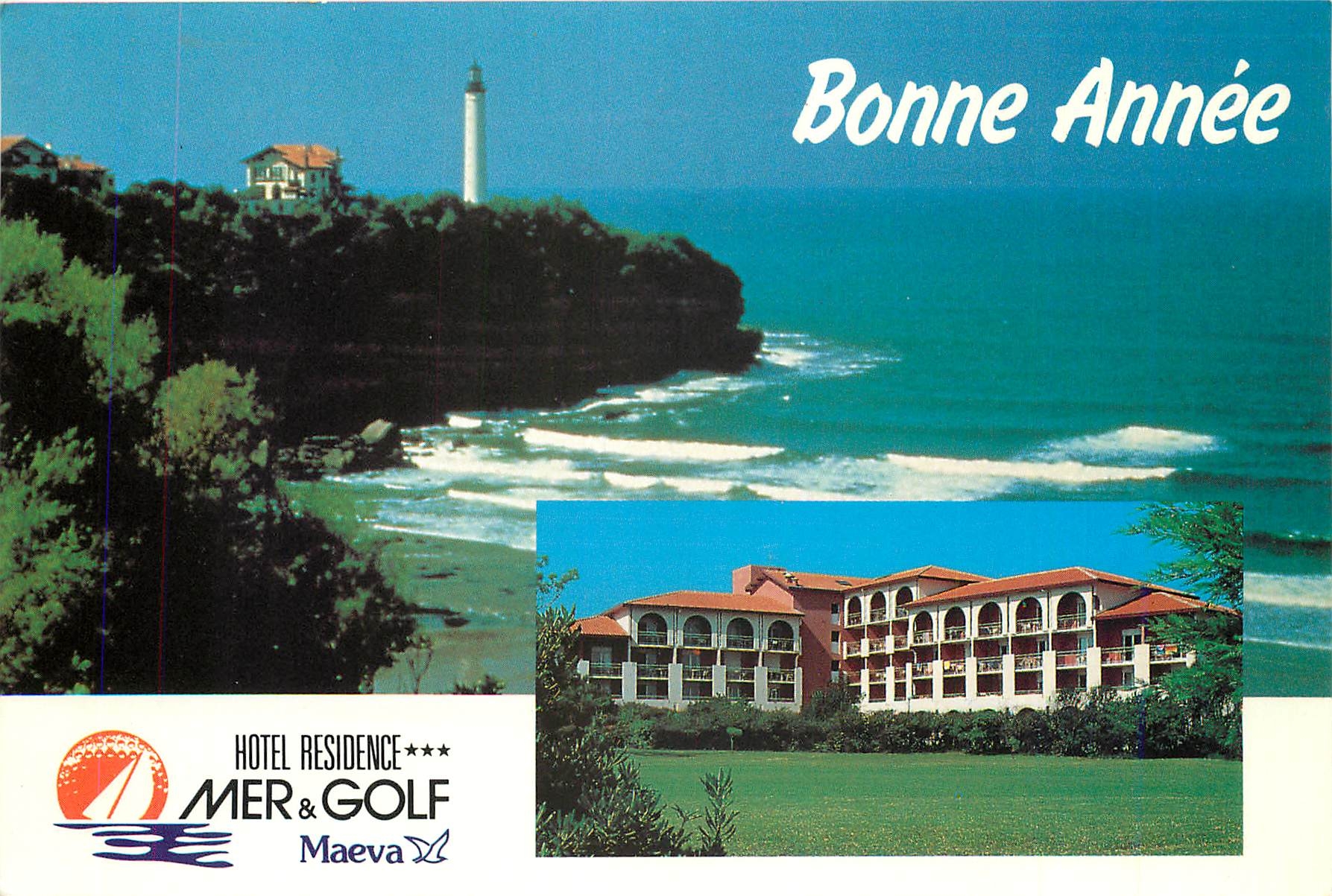 CPM Bonne Annee Phare