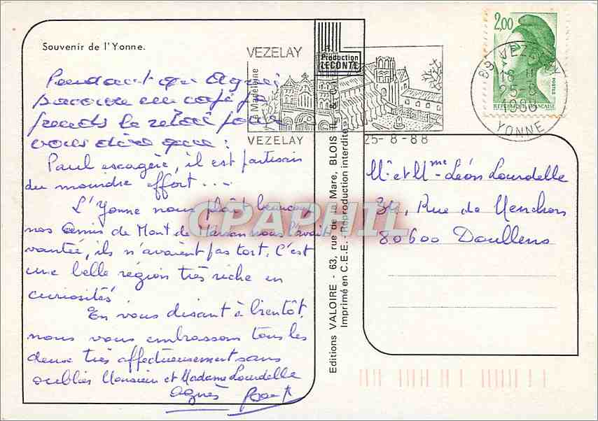 Sens, Châlons-sur-Marne, Châlons-en-Champagne, Joigny, Tonnerre — Souvenir de l'Yonne — Éditions Valoire — Reverso