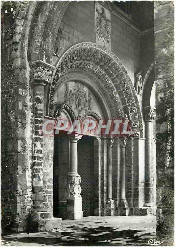 CPM Oloron Ste Marie BP Porche de la Cathedrale Ste Marie 