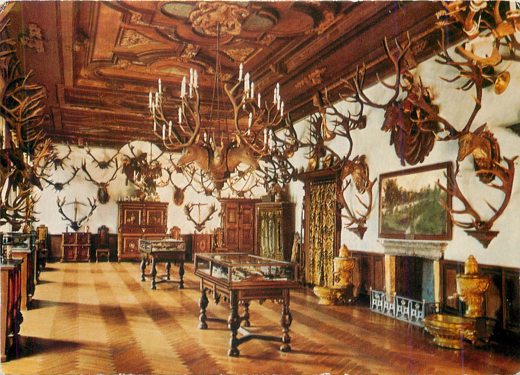CPM Luftkurort Erbach im Odenwald Schloss Hirschgalerie 