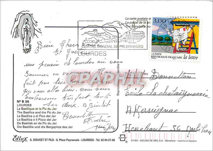 CPM Lourdes  — Verso