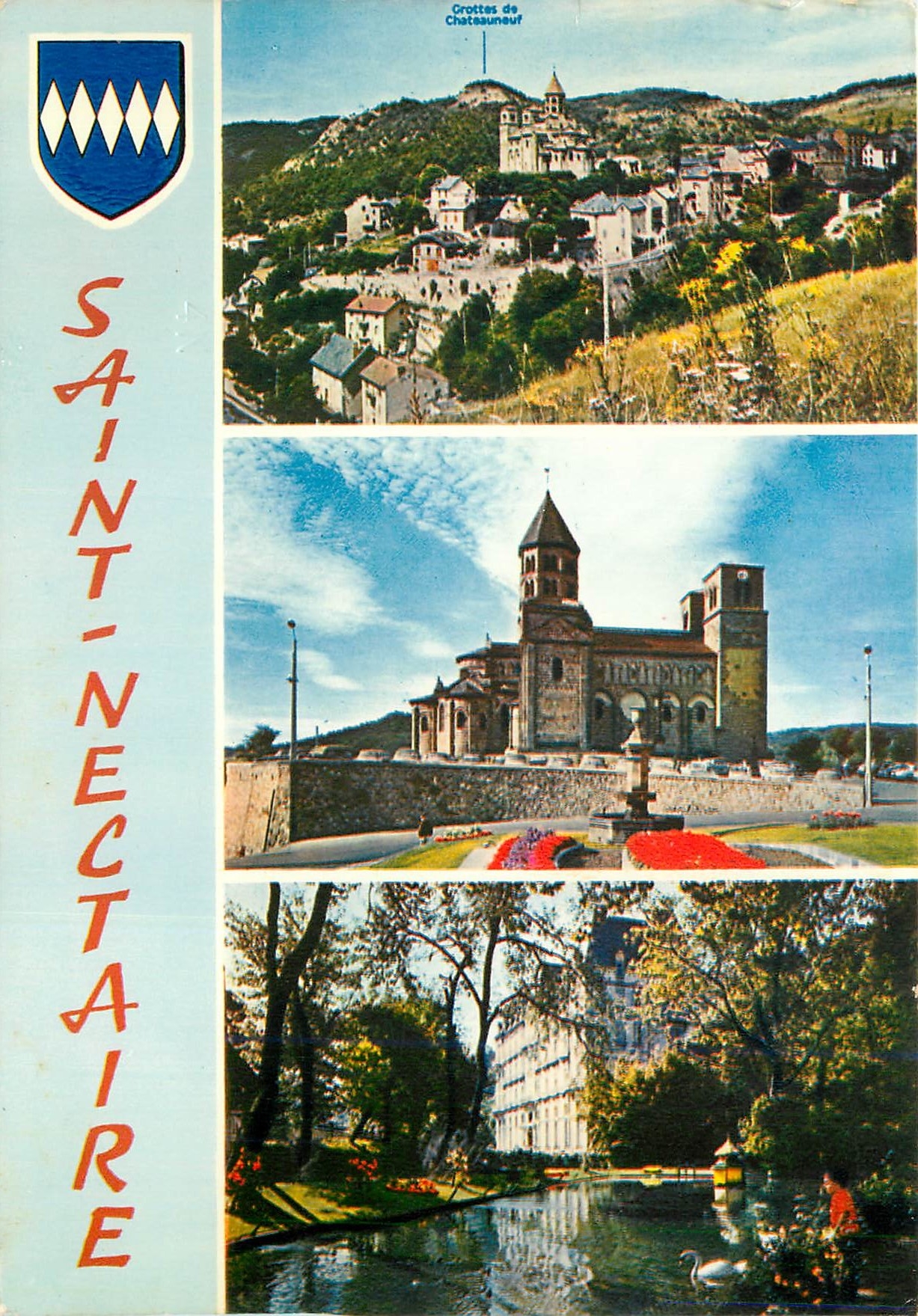 Saint-Nectaire — Vue générale — Église romane (XIe s.) — Éditions de l'Haute-Loire