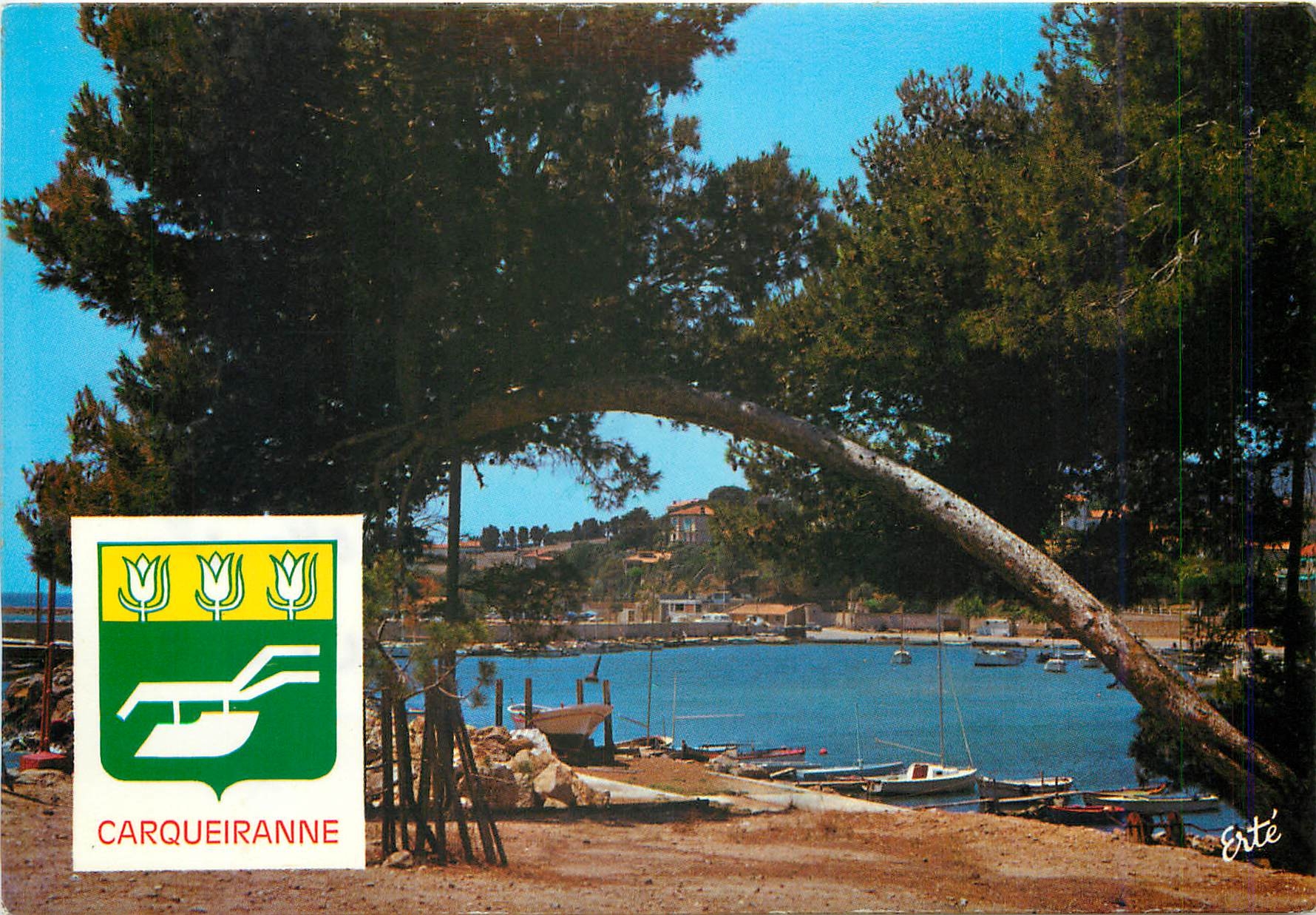 CPM Cote d'Azur Carqueiranne Le Port des Salettes vu des lameux 