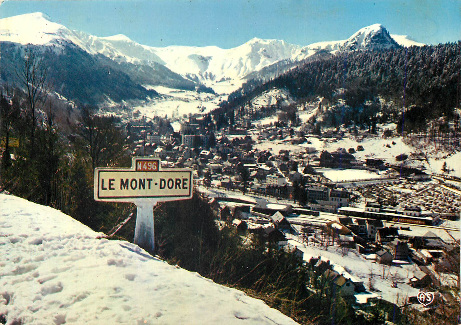CPM Le Mont Dore en Hiver et le Sancy 