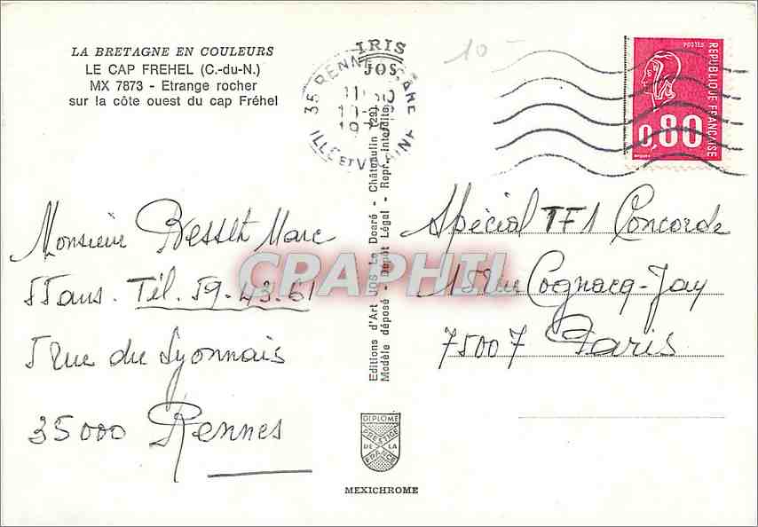 CPM Le Cap Frehel C du N  — Rückseite