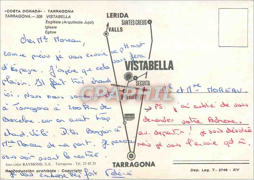 CPM Tarragona Vistabella  — Back