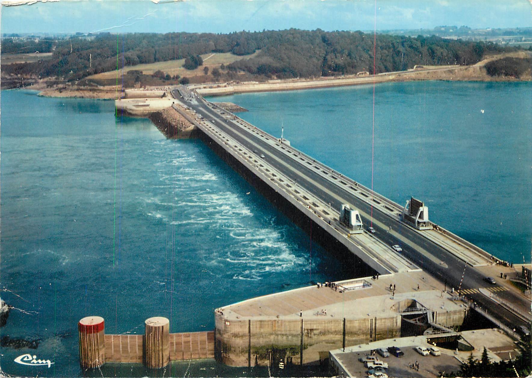 Barrage de la Rance — Vue aérienne — CIMCOLOR