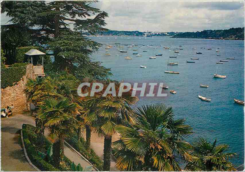 CPM Dinard L et V Promenade du Clair de Lune Le Port de plaisance 