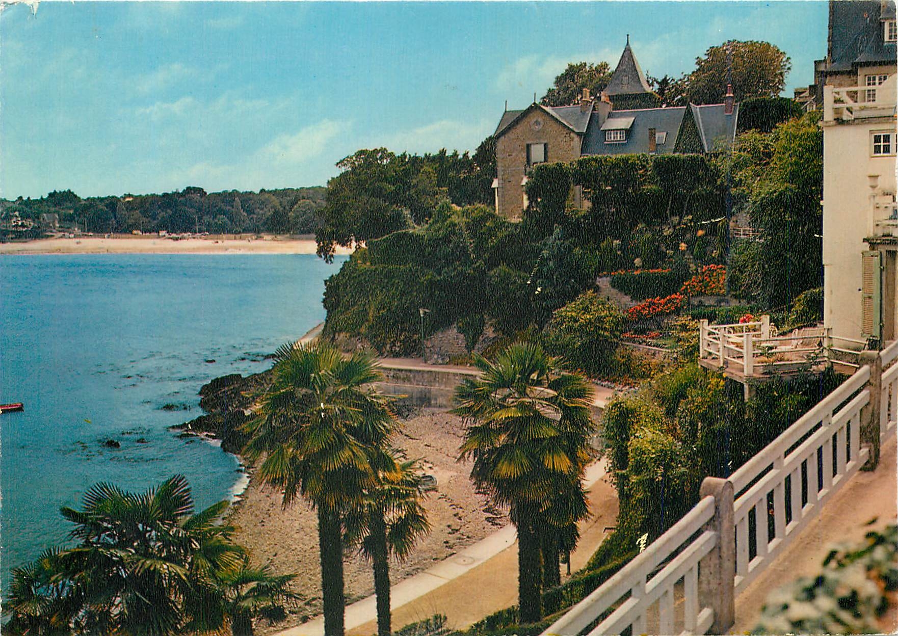 Dinard (Il-et-V.) — Promenade au Clair de Lune, La plage du Prieuré — Imprimeur Combier, n° 31-000