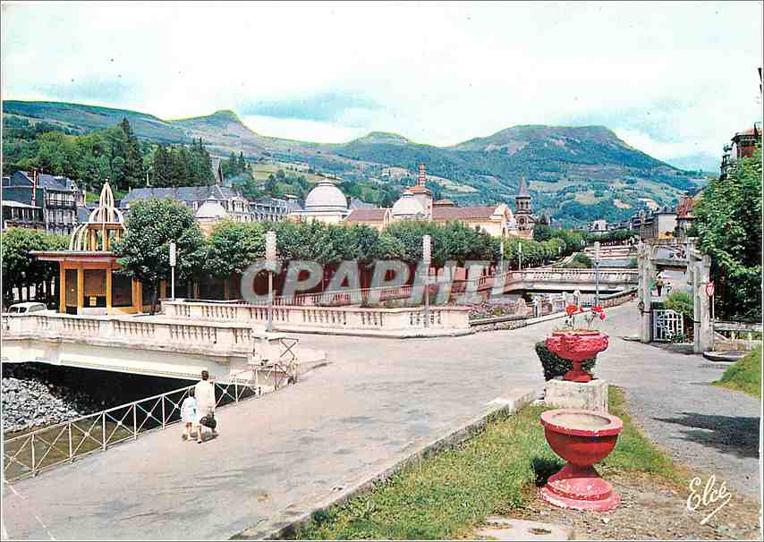 CPM La Bourboule P de D Les ponts et Etablissement Thermal 