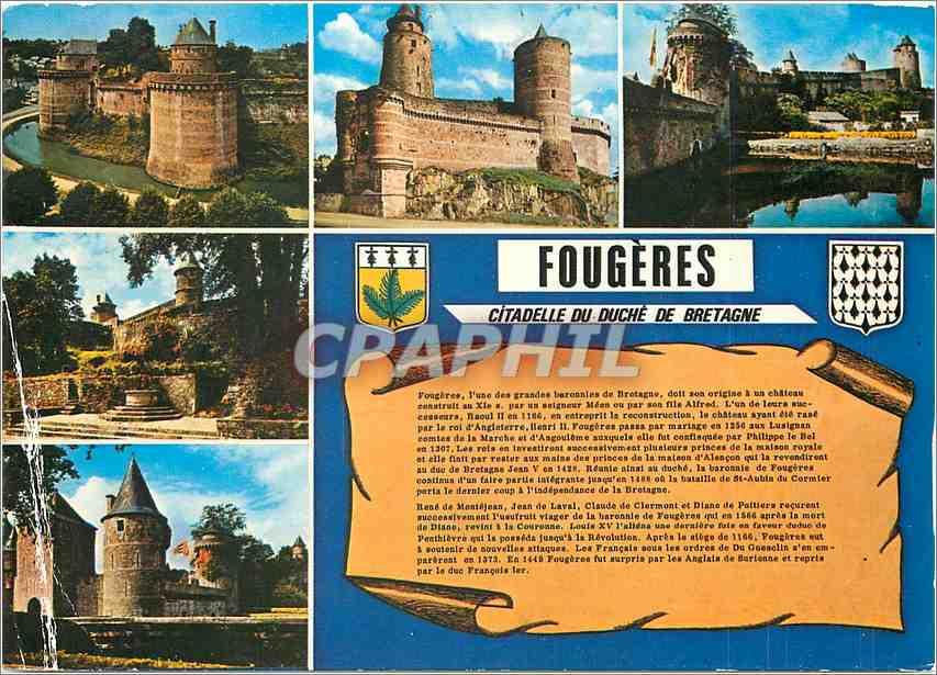 Fougères — Citadelle du Duché de Bretagne — CPAPHIL