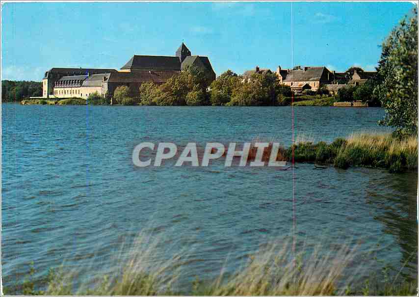 CPM Paimpont Ille et Vilaine L'Abbaye et l'Etang 