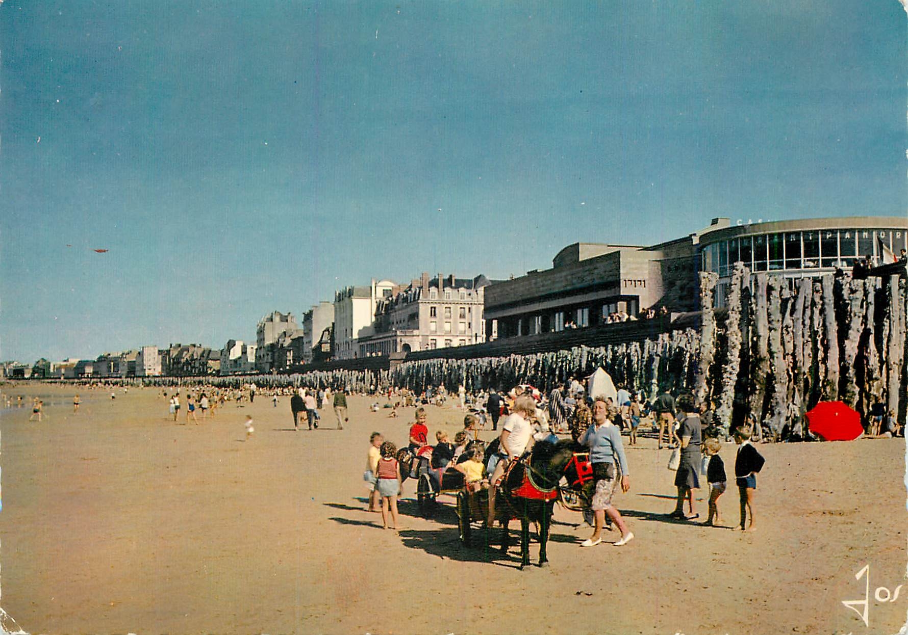 Promenade sur la Plage entre Saint-Malo et Paramé — Éditions Jos, n° MX 8218