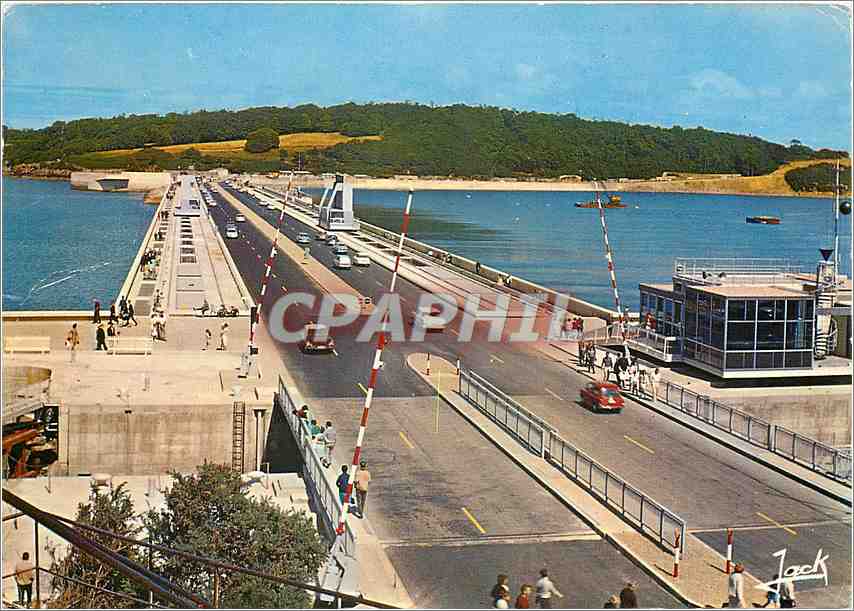 CPM St Malo St Servan Dinard Le barrege de l'usine maremotrice de la Rance