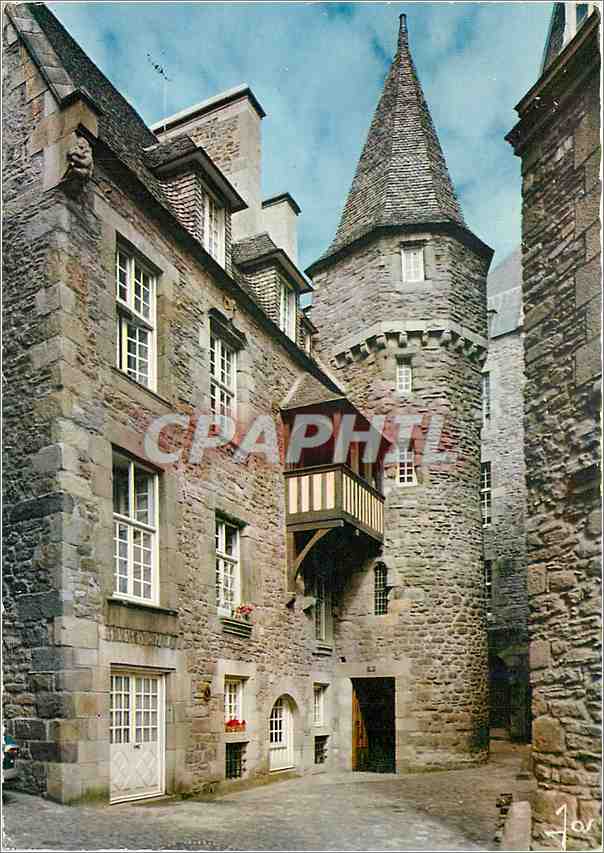 Saint-Malo (Il-et-V.) — Cour de la Duchesse Anne — Éditions d'Art de la Méxichrome