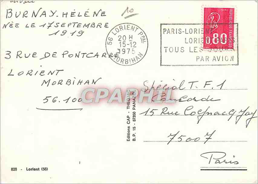 CPM Lorient  — Rückseite