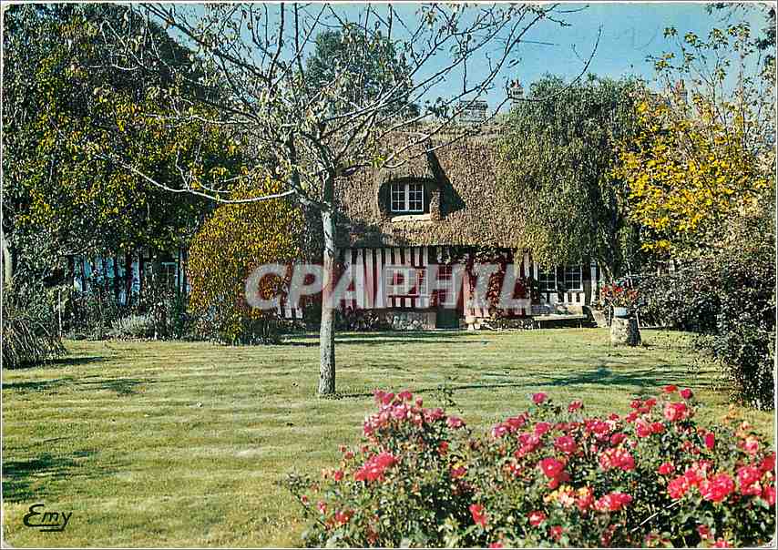 CPM Normandie Pittoresque Chaumiere 