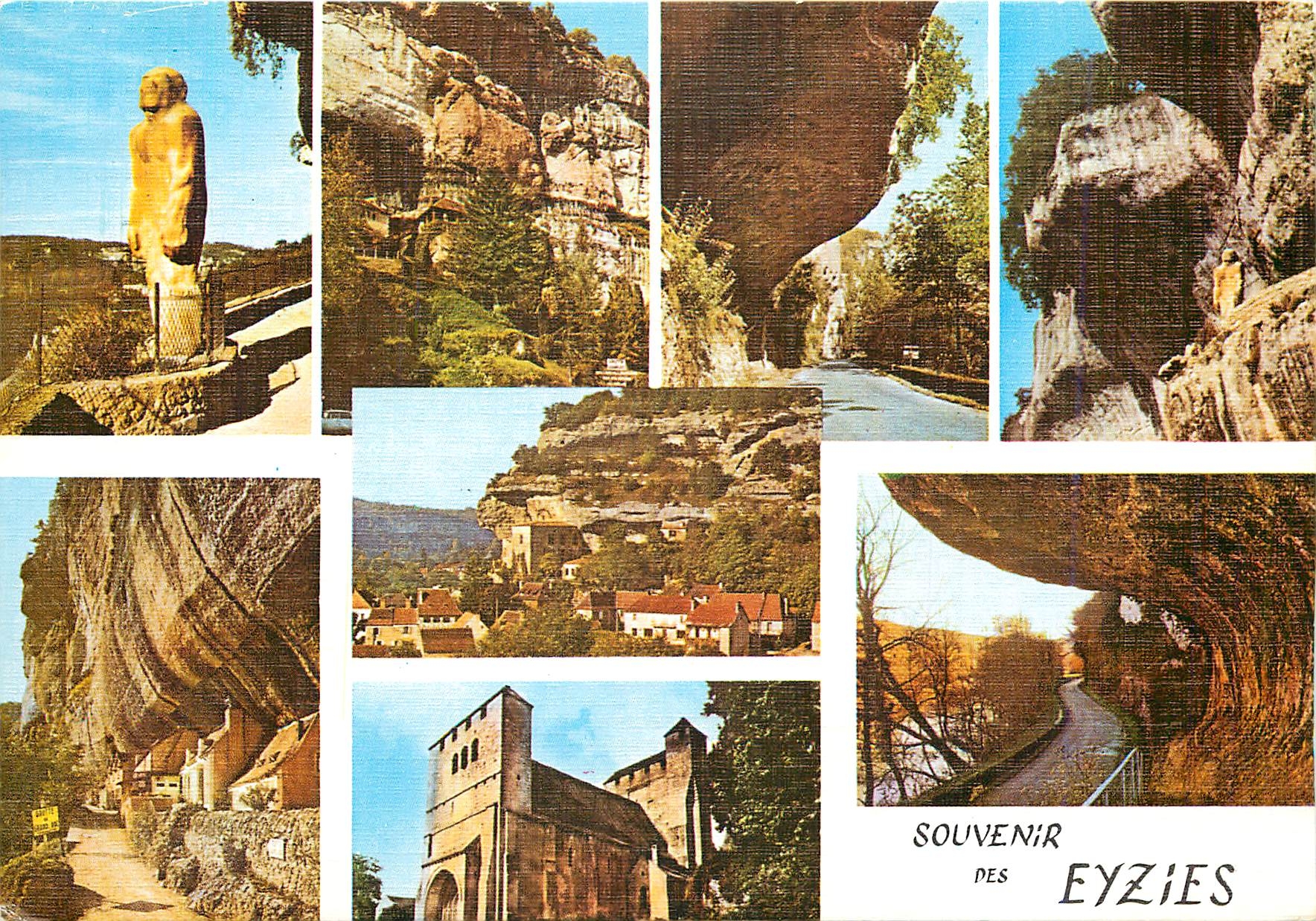 CPM Souvenir des Eyzies 