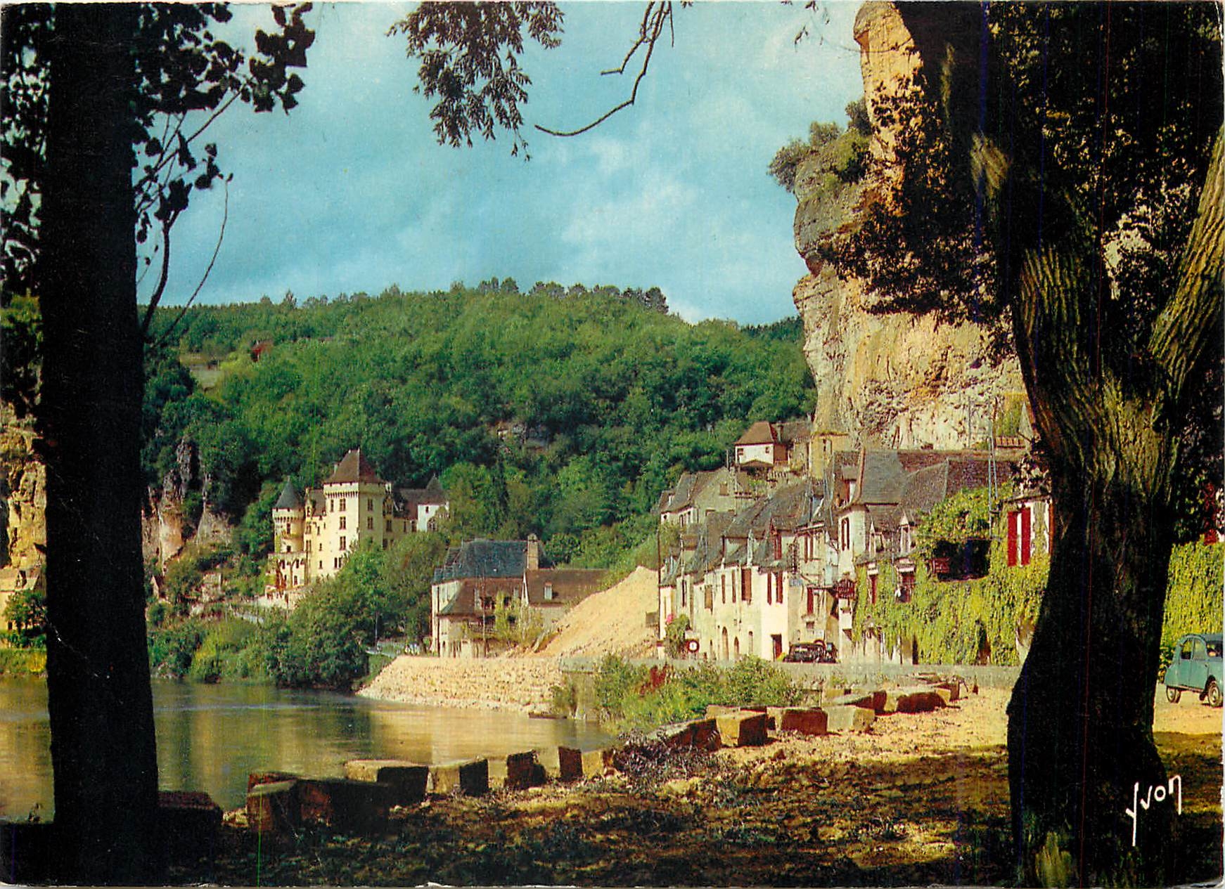 La Roque-Gageac — Bourg pittoresque construit entre un rocher et la Dordogne — Éditions Jean-Jaurs