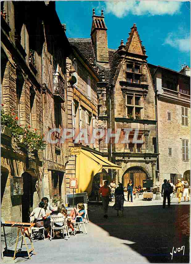 CPM Sarlat Dordogne Capitale du Perigord Noir 