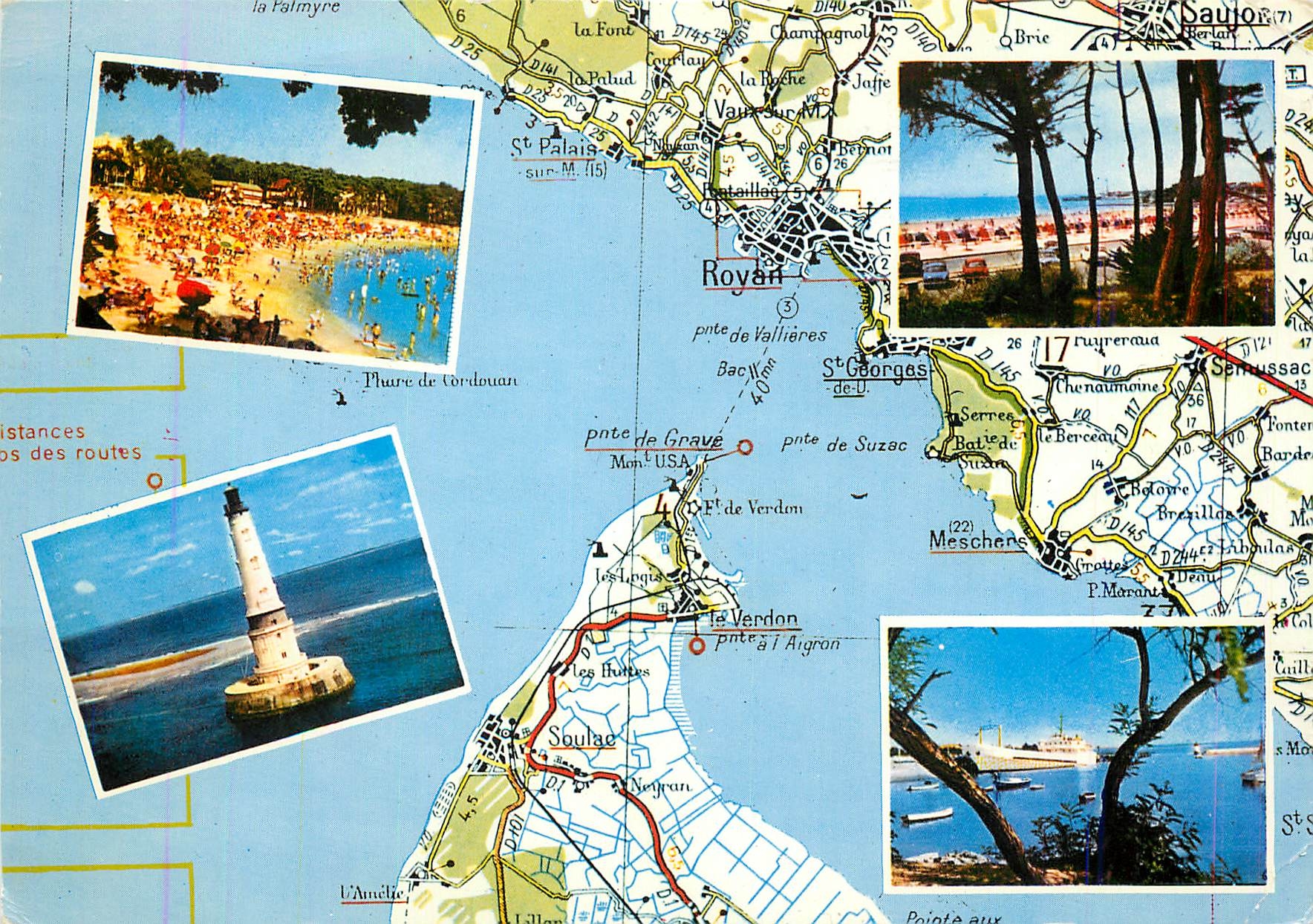 CPM La Cote de Beaute et l'Embouchure de la Gironde 