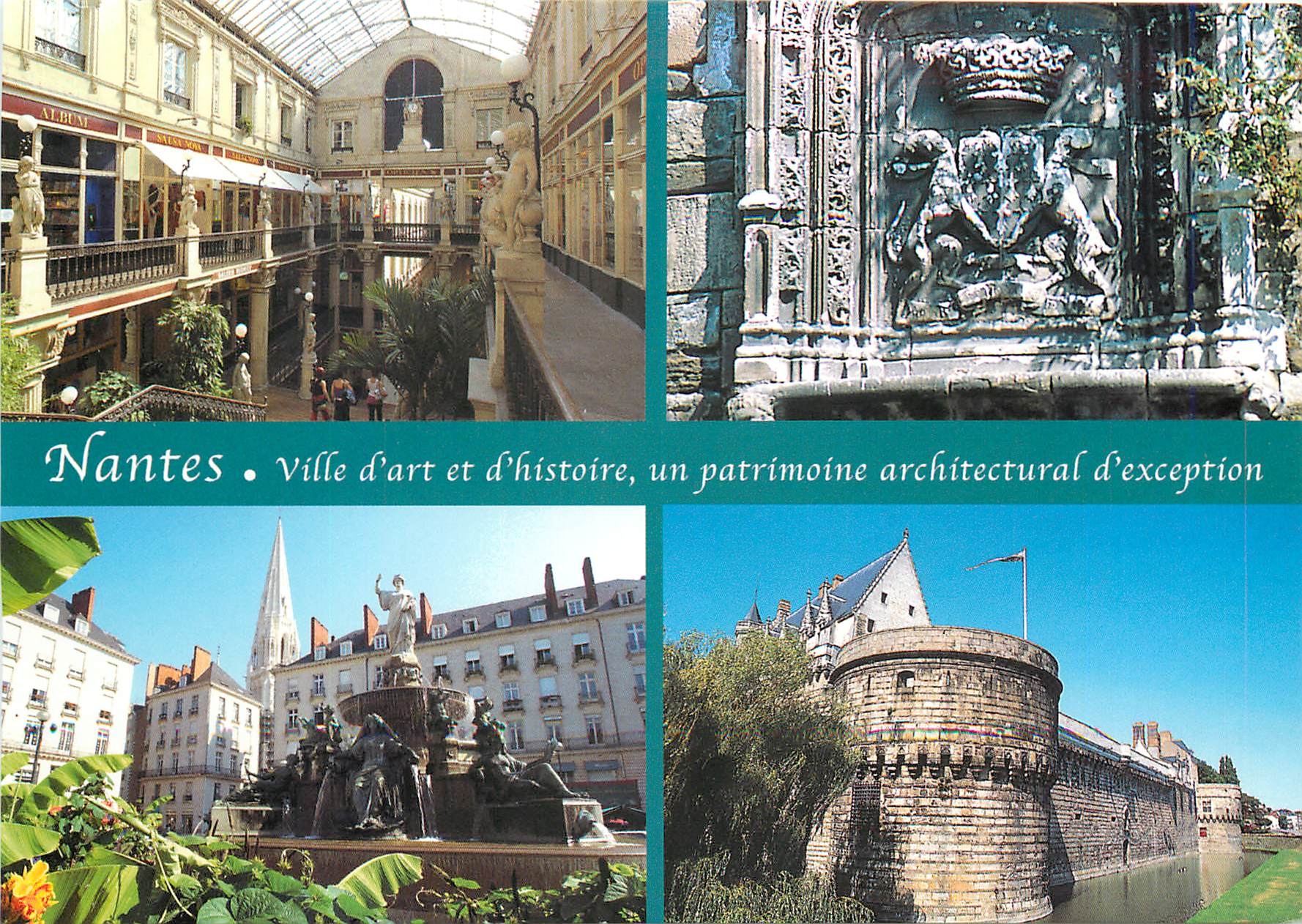 CPM Nantes Ville d'Art et d'Histoire un partimoine architectural d'Exception 