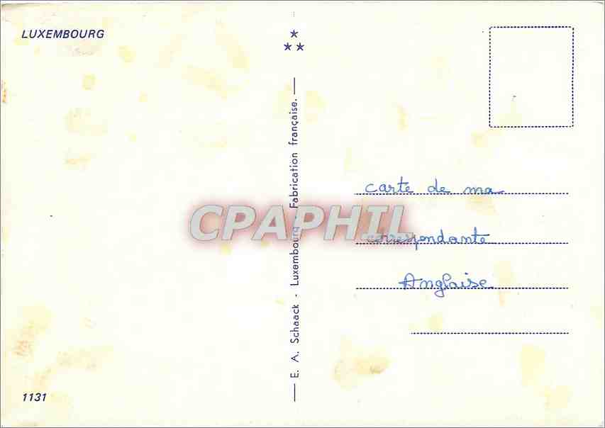 CPM Luxembourg  — Verso