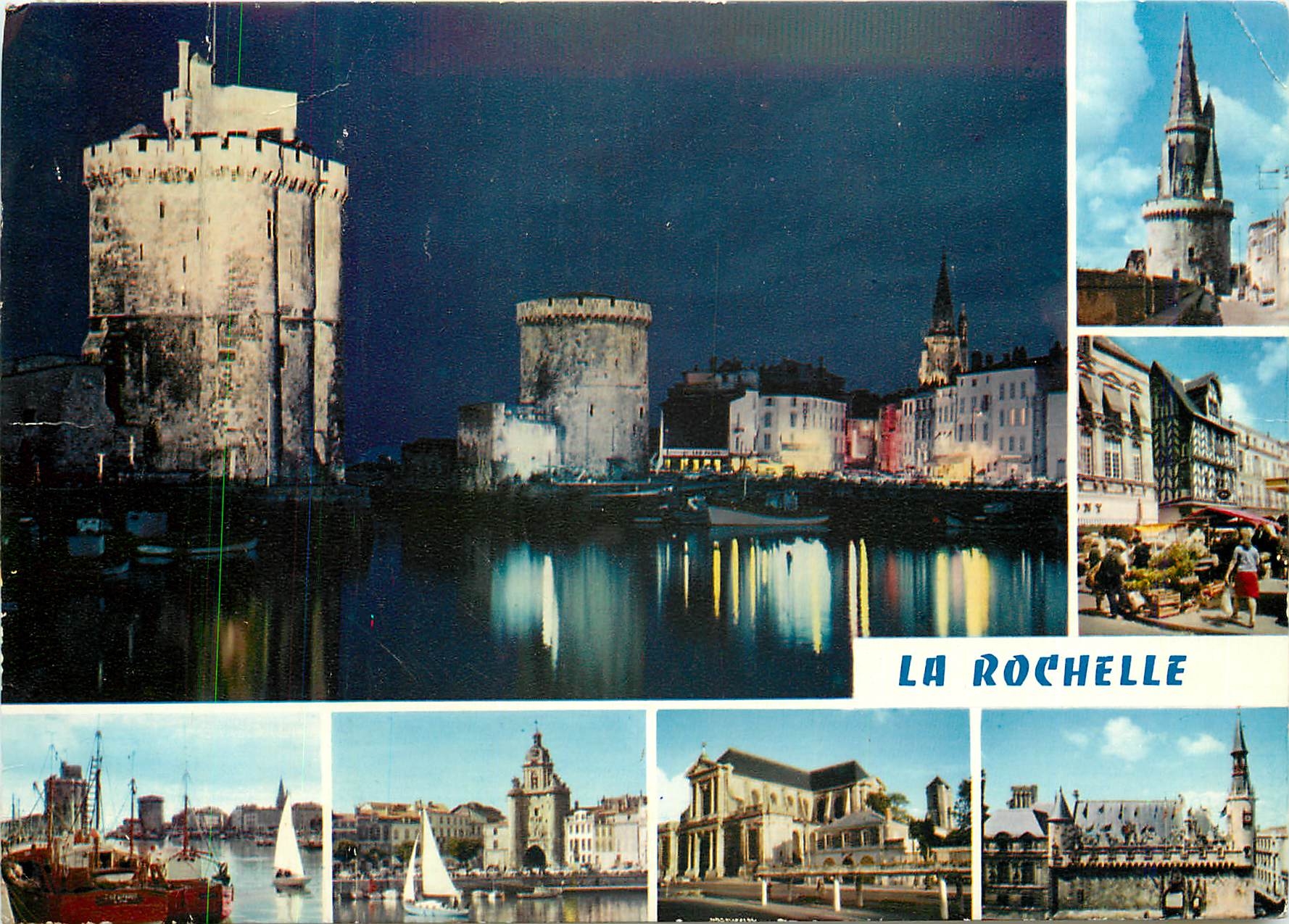 CPM La Rochelle Charente Maritime Panorama surl la Ville 