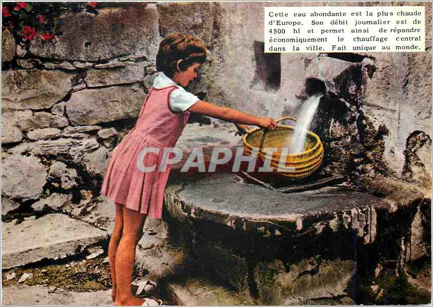 CPM Chaudes Aigues Cantal La Source d'Eau Chaudes Cantal 