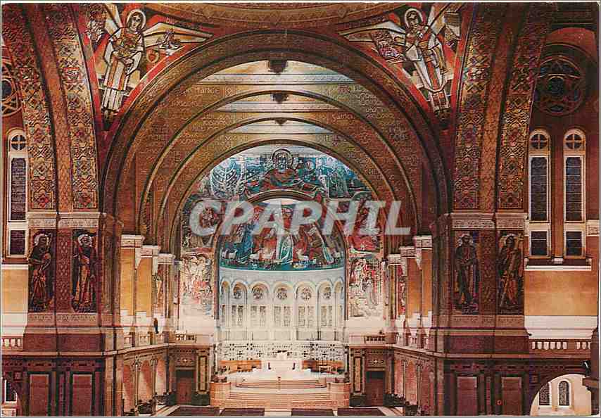Basilique Sainte-Thérèse de Lisieux — Intérieur — Éditions Naturelles, Paris