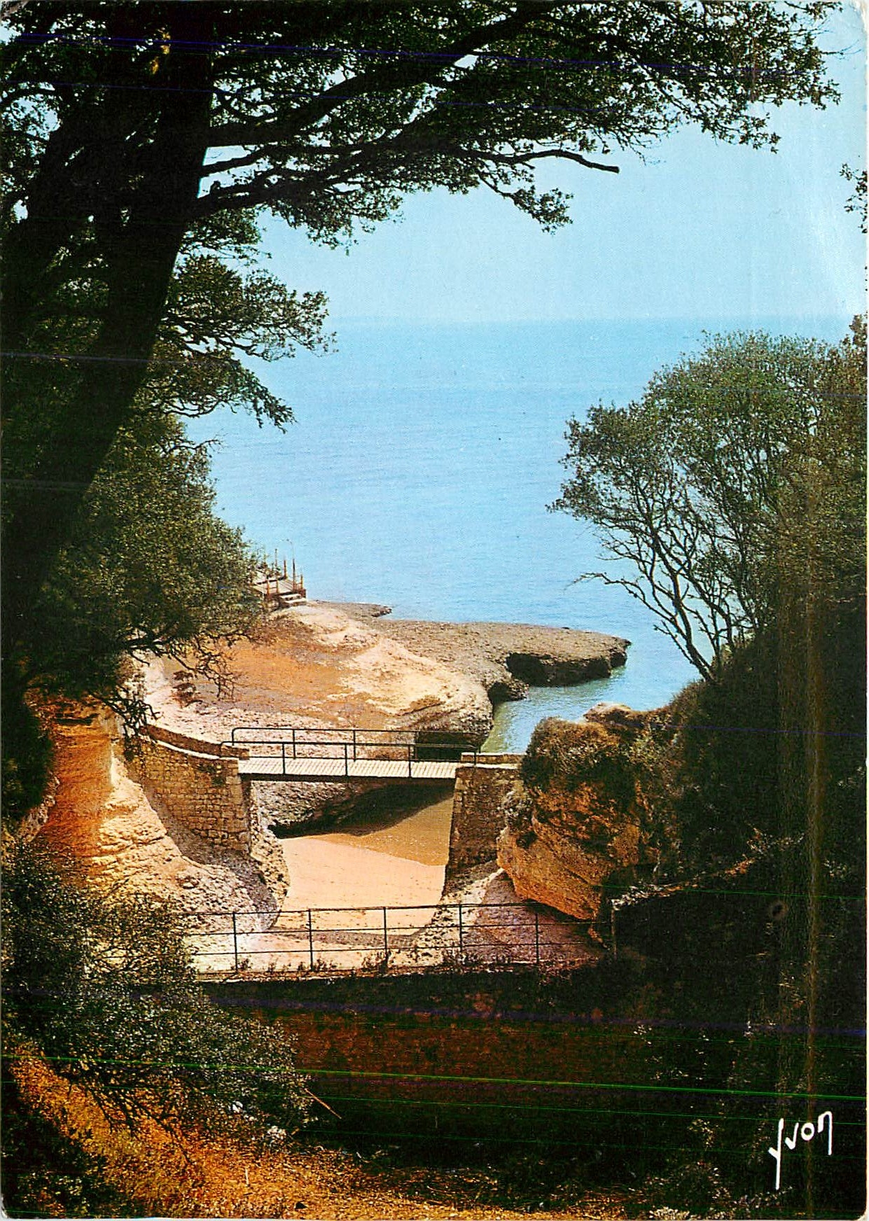 CPM Saint Palais sur Mer Charente Maritime Le Pont de la Corniche 