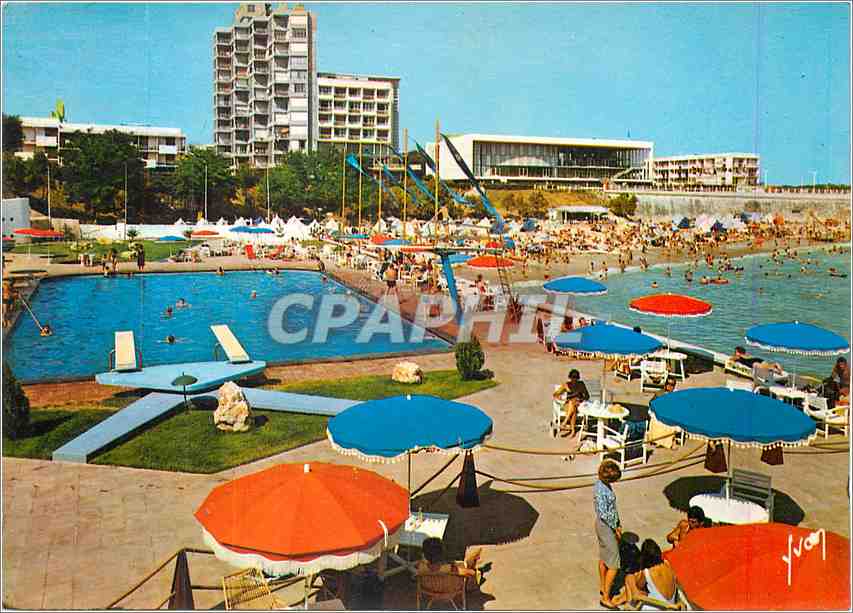 CPM Royan Charente Maritime La Piscine de Foncillon 