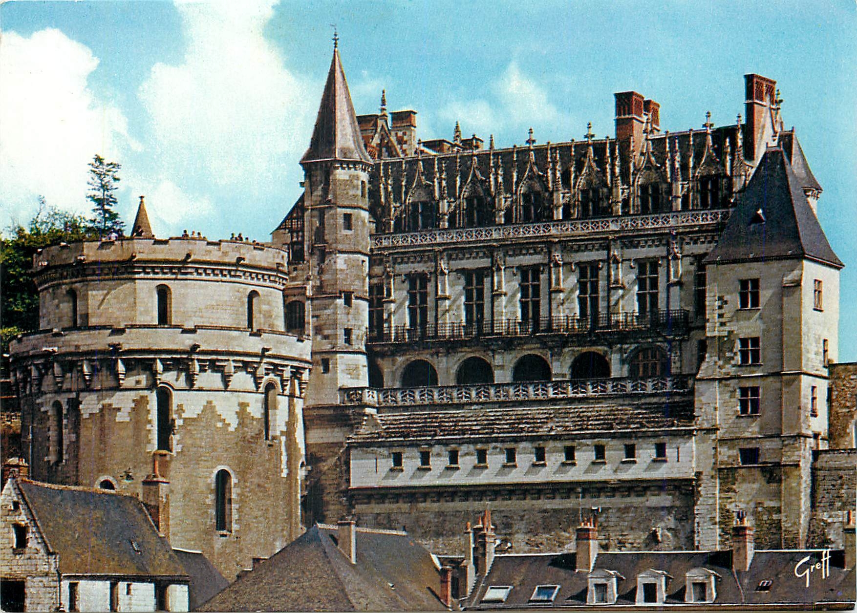 CPM Amboise Indre et Loire Construit sous Charles VIII 