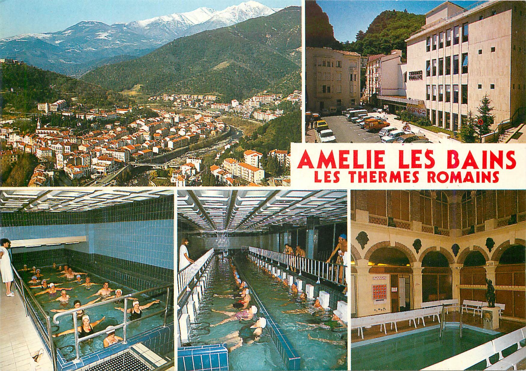 CPM Amelie les Bains Les Thermes Romains 