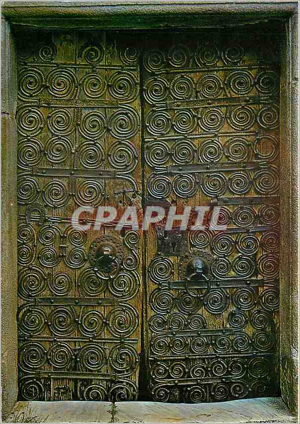 CPM Amelie les Bains Pyrenees Orientales Palalda Le Portail de l'Eglise 