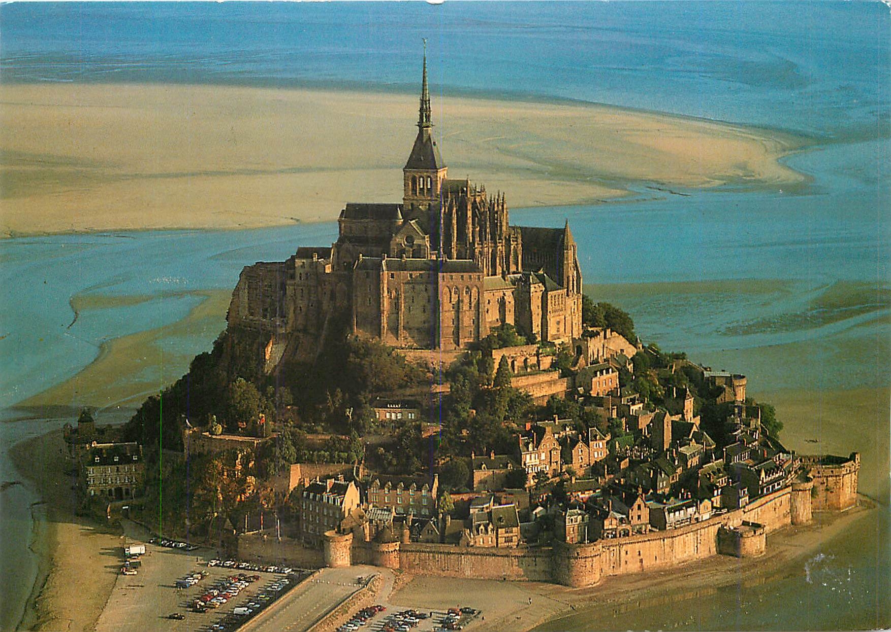 Mont-Saint-Michel — vue aérienne — ArtAUD Frères, n° 1012 - Recto