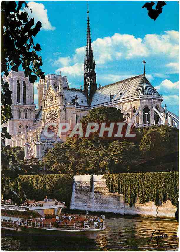 CPM Paris Notre Dame et la Seine 
