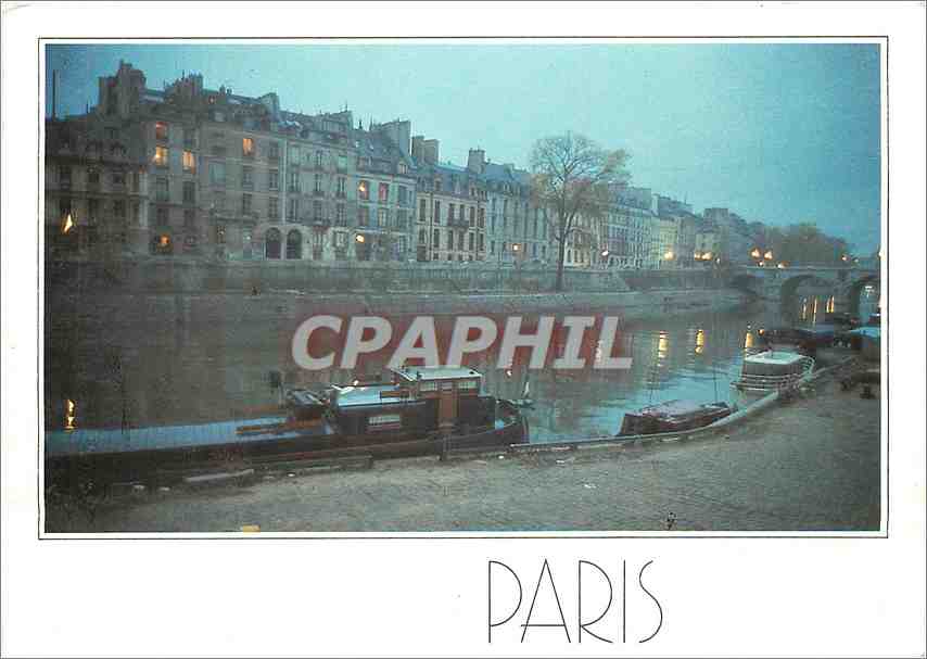CPM Paris La Seine Ile Saint Louis 
