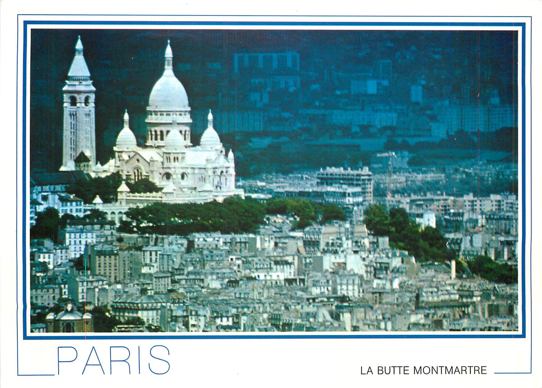 CPM Paris La Butte Montmartre 