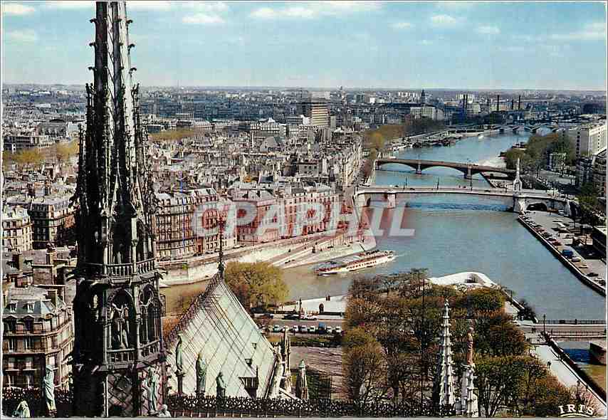 CPM Paris La fleche de Notre Dame 