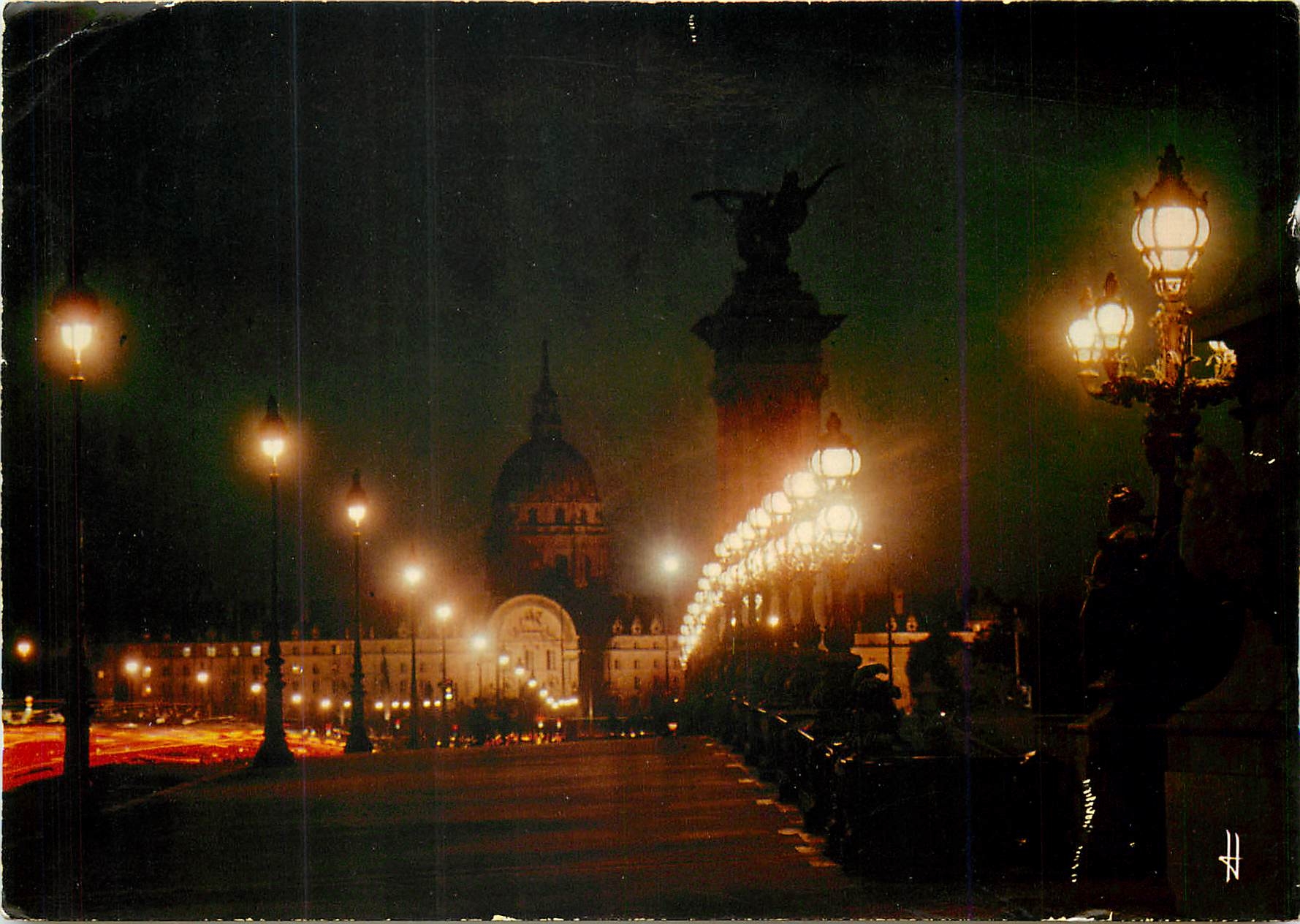 CPM Paris Le Pont Alexandre III L'Hotel des Invalides 