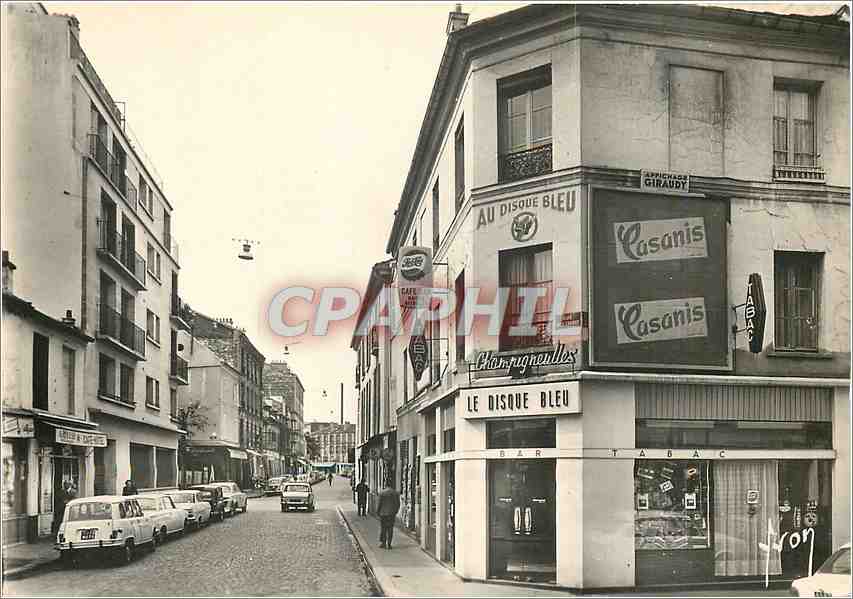 CPM Montrouge Rue de Bagneaux Le Disque Bleu 