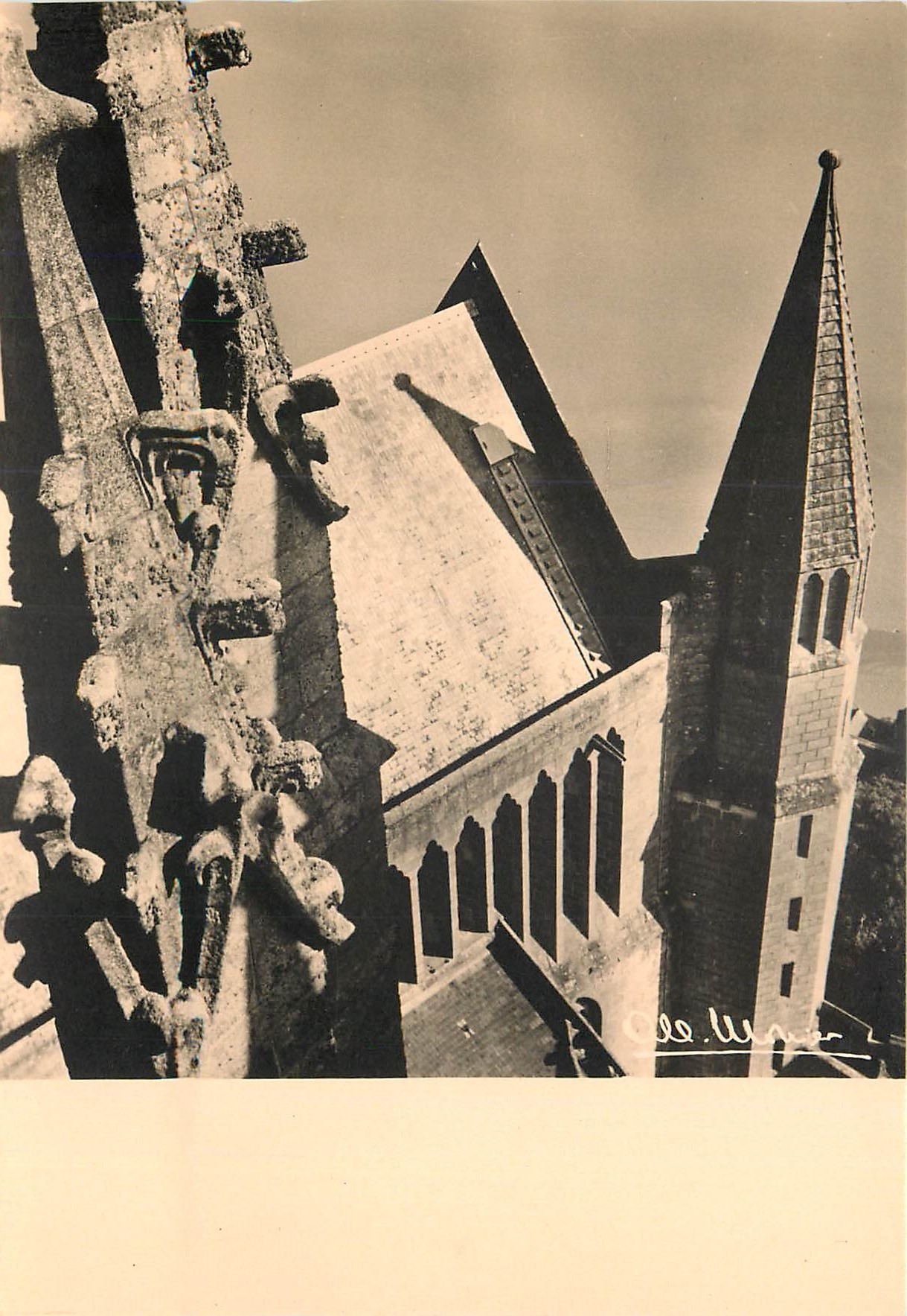 CPM Le Mont Saint Michel Manche Manche L'Aumonerie et la Tour des Corbins 