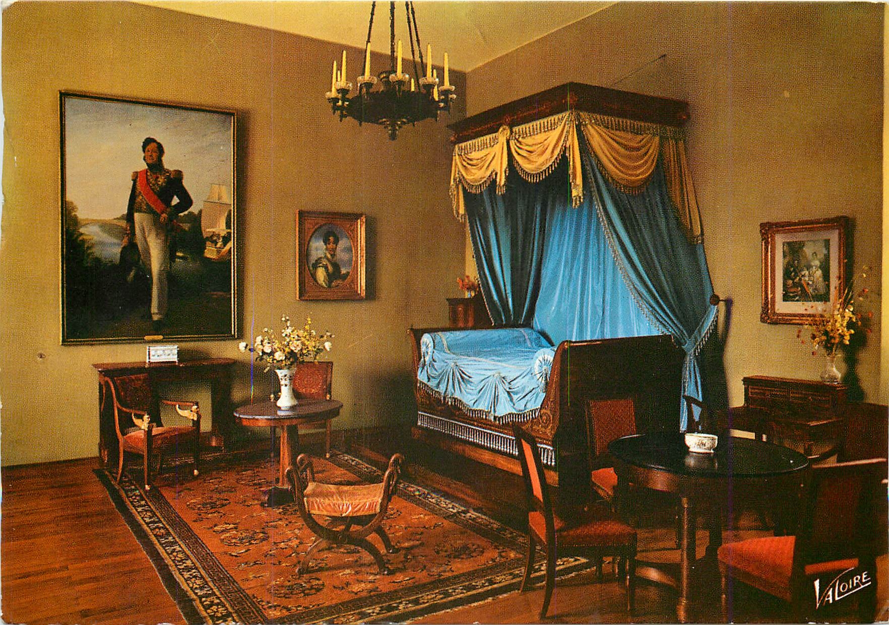 CPM Amboise Indre et Loire Le Logis du Roi du Chateau la chambre du Roi Louis Philippe 