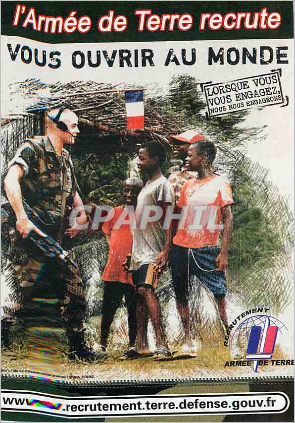 CPM L'armee de Terre recrute Vous ouvrir au Monde 