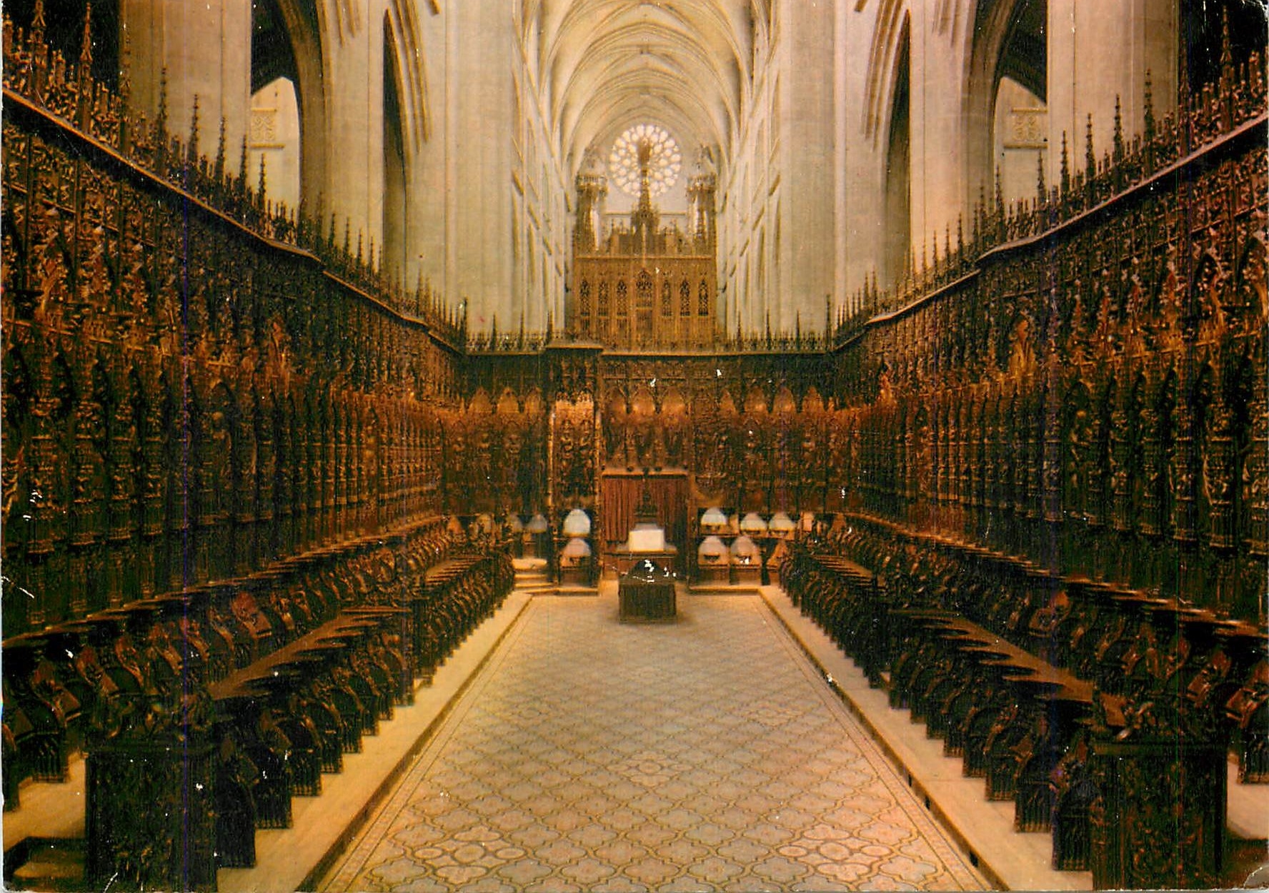 Cathédrale d'Auch — Ensemble des 113 stalles en chêne de la Renaissance (1520-1554) — Collection de Raymond Montrie — n°32
