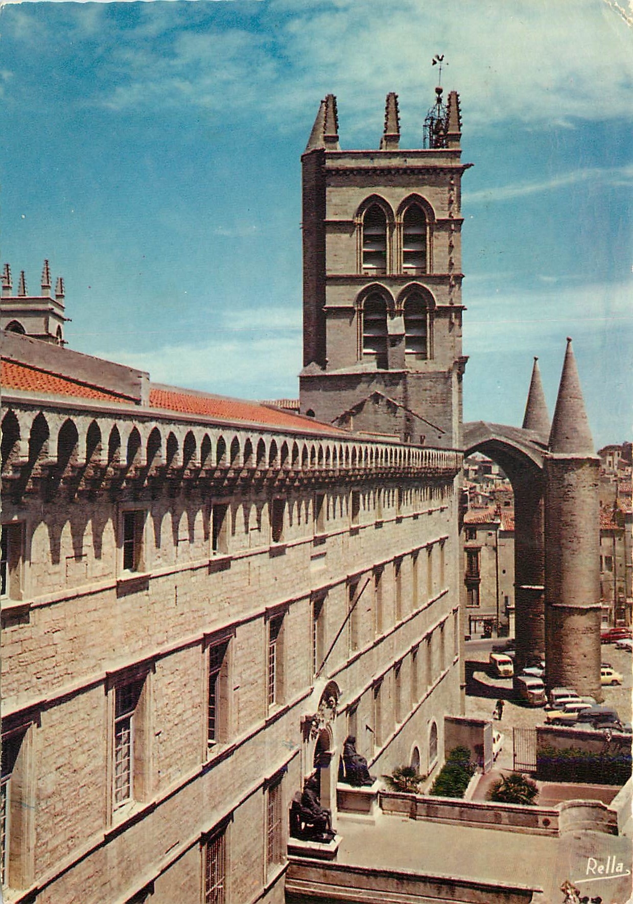 Montpellier — Faculté de Médecine et Cathédrale Saint-Pierre — Rella