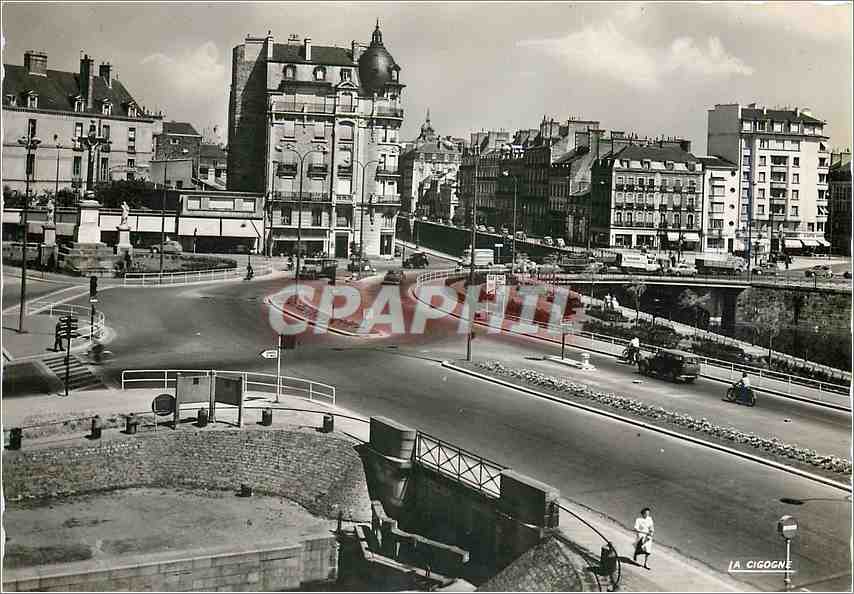 Place Foch et de la Mission à Rennes — vue urbaine — La Cigogne, éditeur