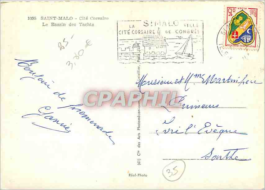 Saint-Malo - Le Bassin des Yachts — Cité Corsaire — Éditeur Cap — Reverso